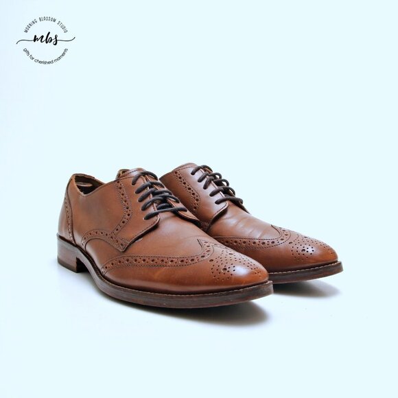 Cole Haan Modern Classics Wingtip Derby‎ Shoes Brown Men 10 main image 5